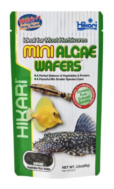 Hikari USA Algae Wafers Sinking Wafer Fish Food 1ea/3 oz, Mini