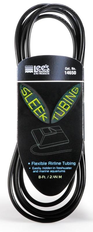 Lee's Aquarium & Pet Products Sleek Flex Sleeve Tubing Black, 1ea/3/16 In X 8 ft