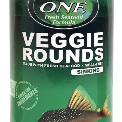 Omega One Veggie Rounds Sinking Pellet Fish Food 1ea/8.1 oz