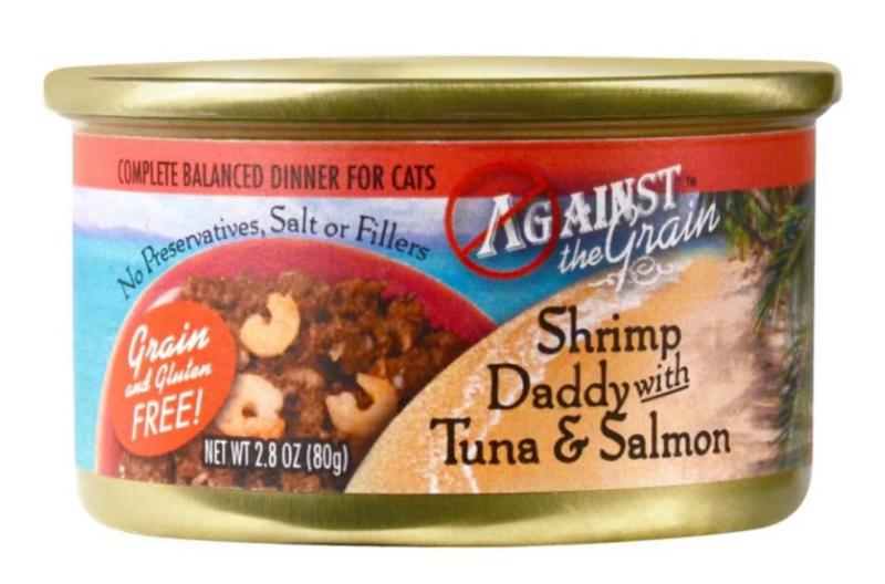 Against the Grain Shrimp Daddy With Tuna & Salmon Dinner Wet Cat Food