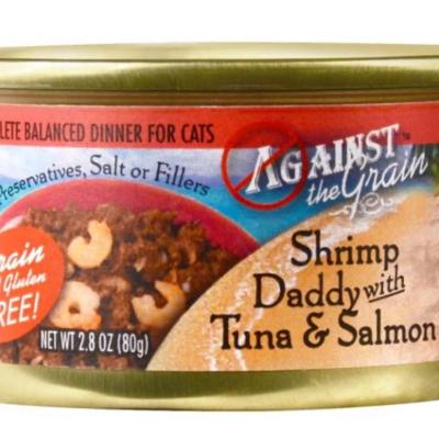 Against the Grain Shrimp Daddy With Tuna & Salmon Dinner Wet Cat Food