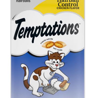 Temptations Hairball Control Crunchy & Soft Adult Cat Treats
