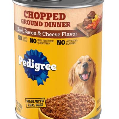 Pedigree Chopped Ground Dinner Adult Wet Dog Food