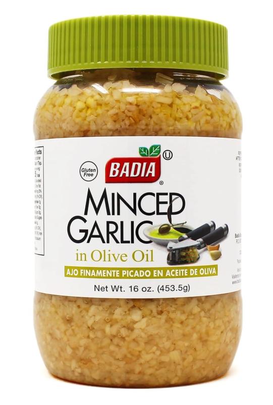 Badia Minced Garlic in Olive Oil, 16 oz