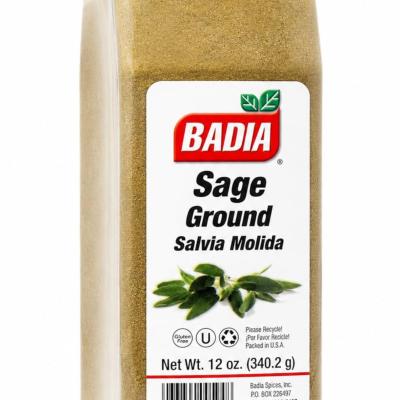 Badia Ground Sage 12 oz – Earthy Aromatic Herb for Poultry & Stuffing