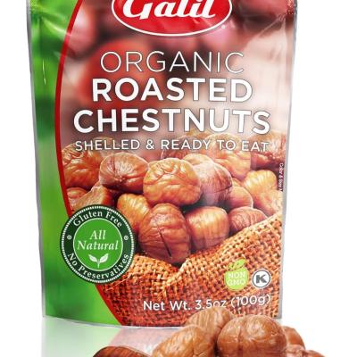 Galil Organic Roasted Chestnuts Peeled & Ready to Eat 3.5oz