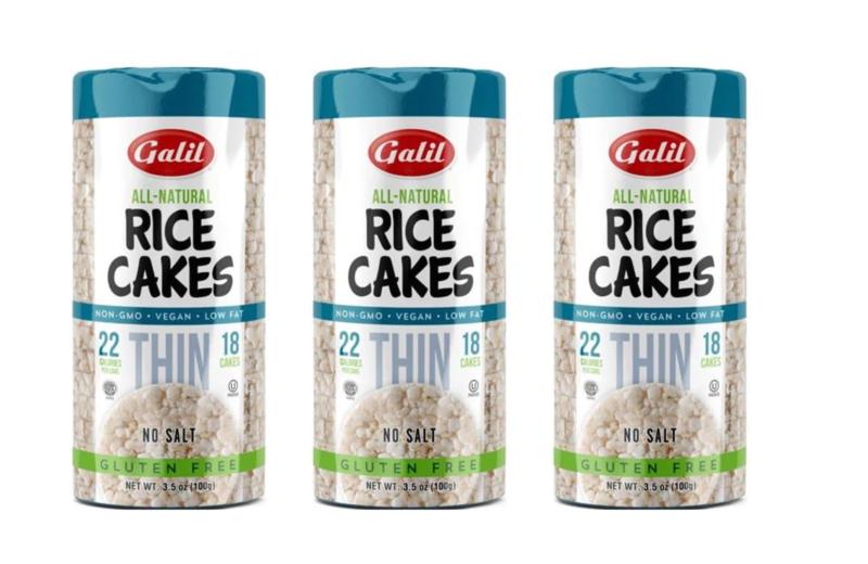 Galil Thin Rice Cakes No Salt All Natural Non-GMO Vegan Kosher Gluten-Free 3.5 Ounce