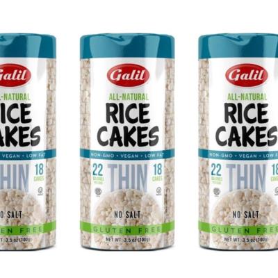 Galil Thin Rice Cakes No Salt All Natural Non-GMO Vegan Kosher Gluten-Free 3.5 Ounce