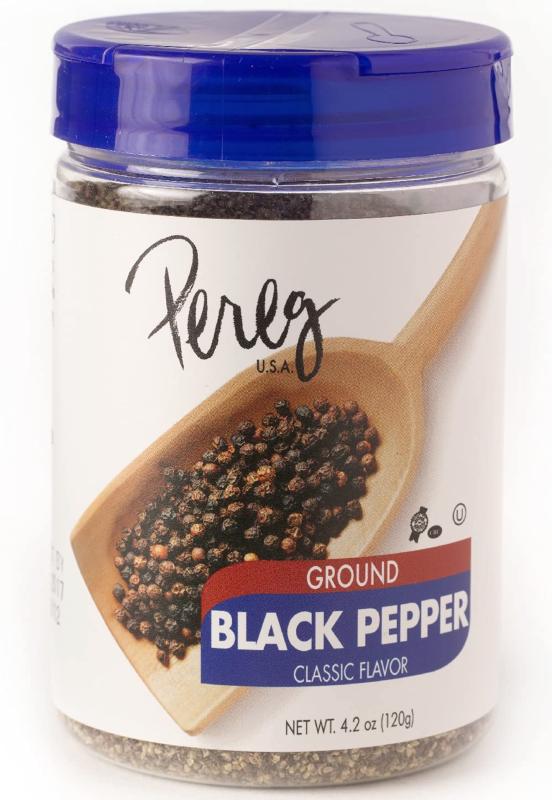 Black Pepper Ground Spices 4.2 oz Made with Naturally Harvested Peppers