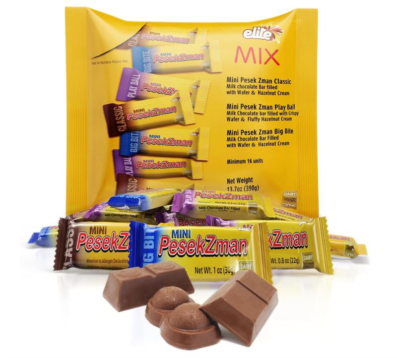 Elite Pesek Zman Mini Mix 16 Bars, Classic Pesek Zman Play Ball Pesek Zman Big Bite Pesek Zman