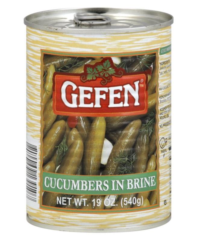 Gefen 7-9 Cucumber in Brine 19 oz