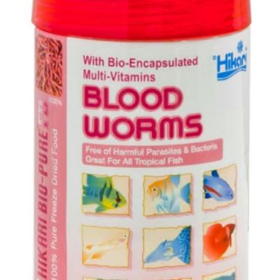 Hikari USA Bio-Pure Bloodworms Freeze Dried Fish Food 1ea/0.42 oz