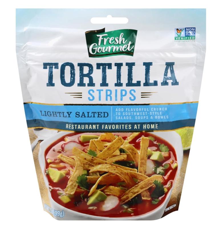 Fresh Gourmet Tortilla Strips Lightly Salted 3.5 ct